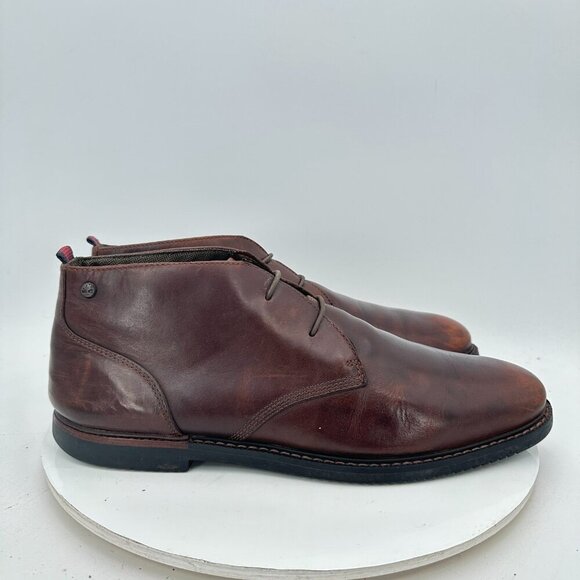 Timberland Brook Park Men Size 11 5513A Brown Leather Anti Fatigue Chukka Boot - Picture 4 of 12